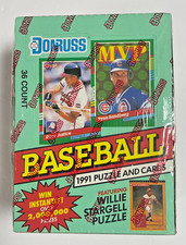 1991 Donruss Series 2 Hobby Box Factory Sealed from Case 36 Packs Wille Stargell