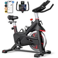 Exercise Bike Indoor Stationary Cycling Bike with 350Lbs Weight Capacity 100 Res