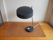 Seltene Schreibtischlampe Tischlampe Leuchte Schräges Design 60er 70er   (B)