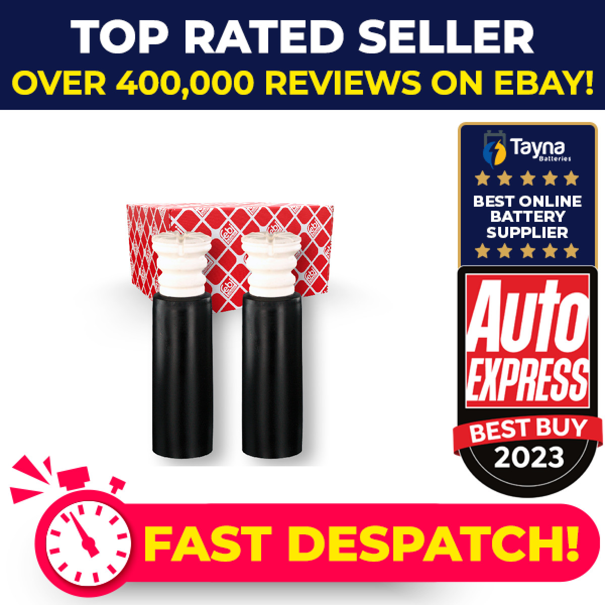 Shock Absorber Dust Cover Kit fits BMW 118 E81, E88 2.0 Rear 07 to 13 Protect