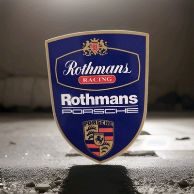 #ad ROTHMANS PORSCHE RACING ORIGINAL PERIOD STICKER RARE 3.5quot;x5quot; $7.99