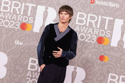 Jordan Barrett at The BRIT Awards 2023 at The O2 Arena on February 11,- Photo 3