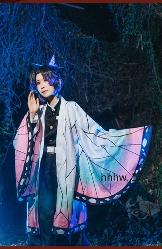 Demon Slayer Obanai Iguro Kostüm Cosplay Requisite Anime Frauen Uniform Halloween Neu - Bild 6 von 20