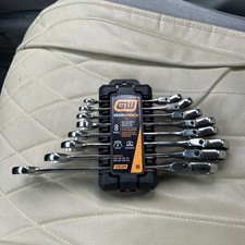 Gearwrench Gwd8frwsae Sae Flex-head 90-tooth Combination Ratcheting Wrench Set Gearwrench Gwd8frwsae Sae Flex-head 90-tooth Combination Ratcheting Wrench Set