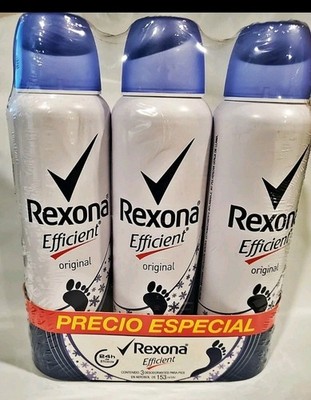 Rexona 3pack Efficient Aerosol foot powder  153g 
