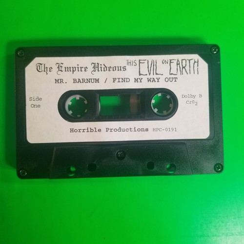 Vintage GOTH The Empire Hideous This Evil on Earth Cassette Tape 1991 TESTED ✔ - Picture 6 of 12