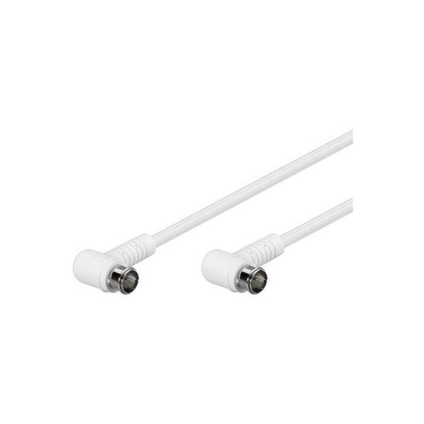 Itb SAT ANTENNA CABLE CONNECTORS 1.5M 90 WHITE