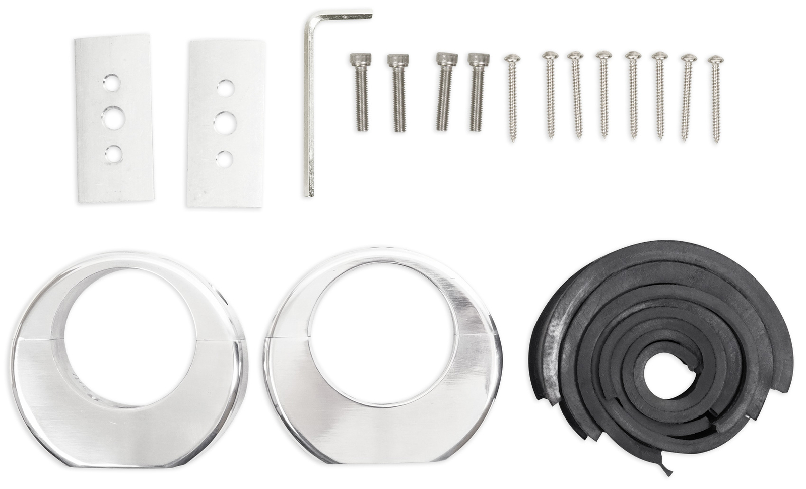 4 Корпуса динамиков Rockville MAC69S 6x9 Серебристо-алюминиевых для вейкбординга чехлы