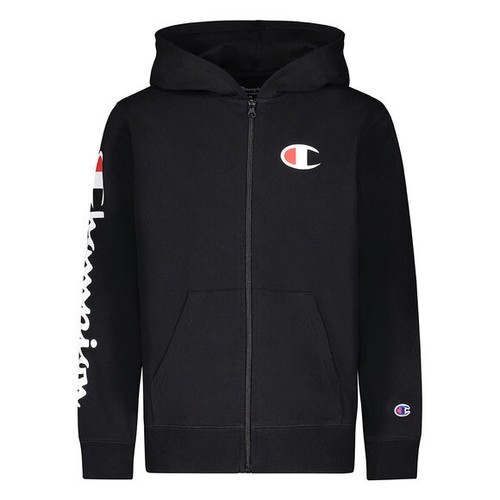 champion classic script sleeve boys full zip hoodie - Picture 13 of 14