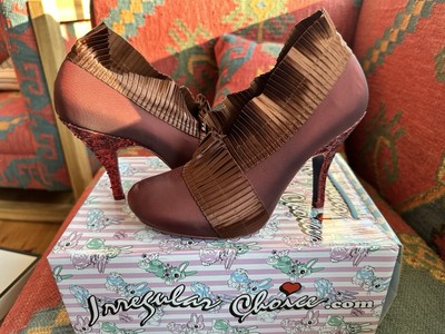 Irregular Choice Rusty Red Sparkles