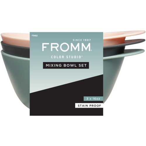 Fromm #F9462 COLOR STUDIO 16OZ COLOR BOWLS 3PK