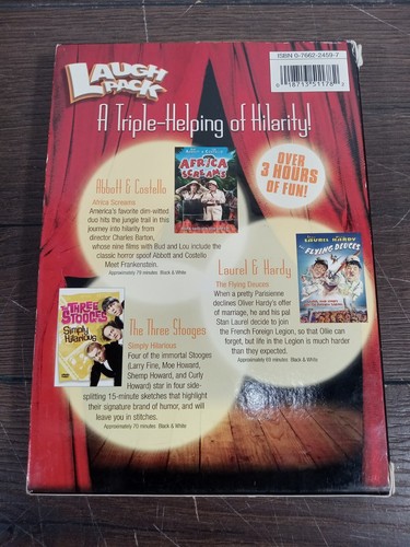 The Laugh Pack (DVD, 2005) Abbott Costello Laurel Hardy Three 3 Stooges - Bild 2 von 7