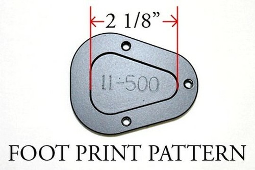 Sidestand Foot plate Enlarger for BMW R1100RT Helps Prevent Tip Overs 11-500 - Picture 2 of 2