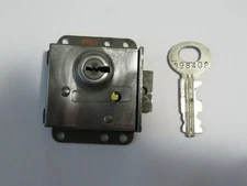 10L lock  for Automatic Electric 3 slot payphone vault door. Gray also
