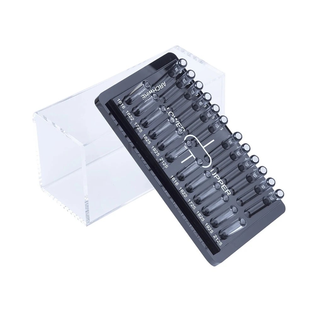Boîte De Rangement Orthodontie - Pour Fils D'arc Dentaire, Acrylique Transparent
