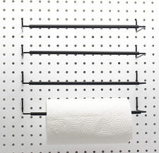 Paper Towel Holder for Pegboard, Extendable, Fit Any Standard Pegboard, Pegboard