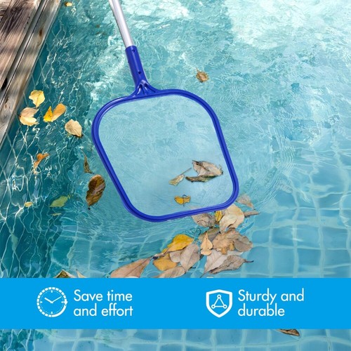 Bodenkescher Poolkescher Teleskop Stange Teichkescher Schwimmbad Teleskopstange - Bild 5 von 14