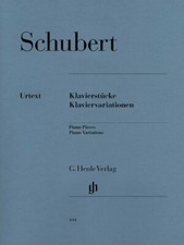Schubert Piano Pieces Piano Variations Sheet Music Piano Solo Book 051480444