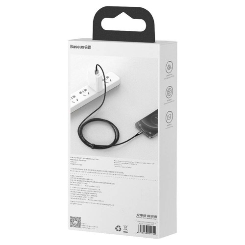 Baseus Tungsten Gold Fast Charging Data Cable USB to iPhone iPad 1Meter - Picture 3 of 7