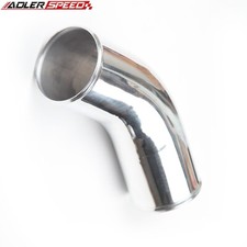 Us Ship 4 Inch 45 Degree Aluminum Pipe Intake Turbo Intercooler Piping L300mm