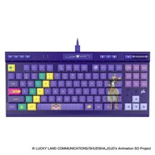 87 Keys JoJo’s Bizarre Adventure Kujo Jotaro K70 RGB TKL PBT Mechanical Keyboard