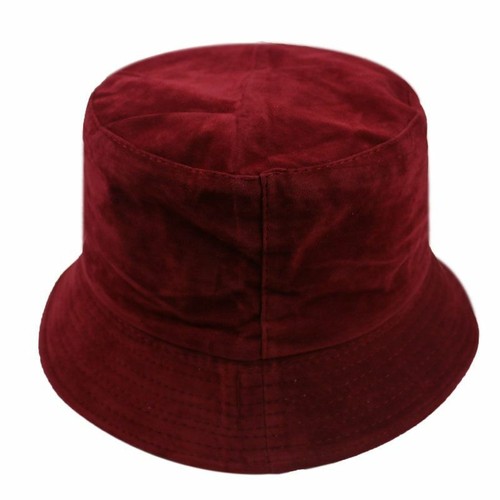 Women Velvet Bucket Hats Autumn Winter 