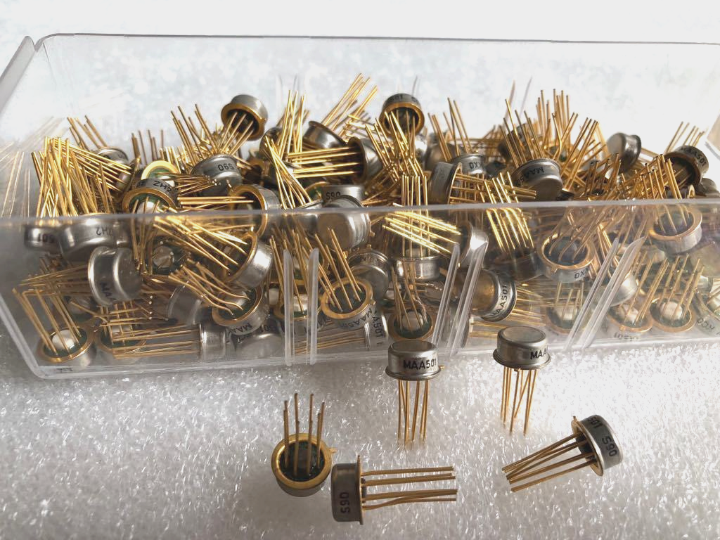 2x MAA501 Gold plated High Gain HIGH-PERFORMANCE Op Amp | eBay