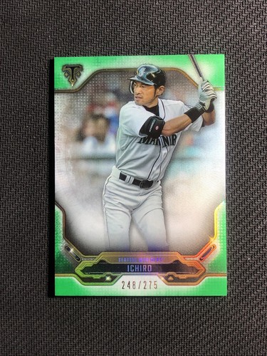 2020 TOPPS TRIPLE THREADS ICHIRO EMERALD GREEN #ed 248/275