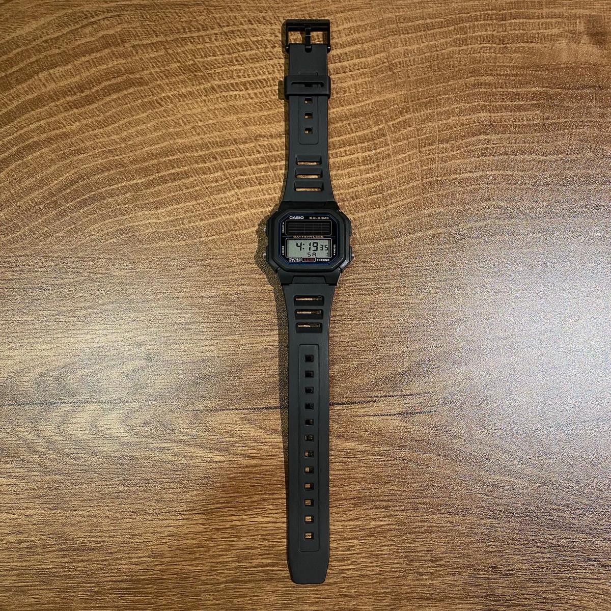 CASIOカシオ AL-190W Casio AL-190W-1A Rare Vintage Batteryless Solar Lcd Digital