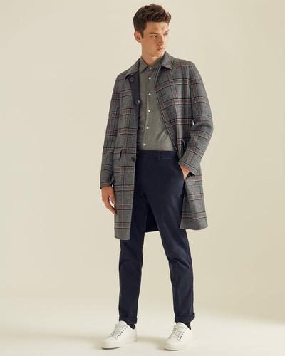 JIGSAW Coventry Reversible CHECK COAT 