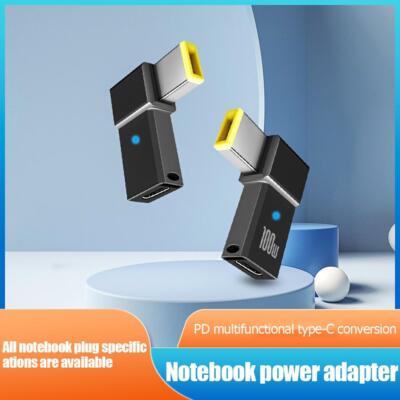 Type C Female to Male Converter PD 100W Charging Adapter for Lenovo Thinkplus PC