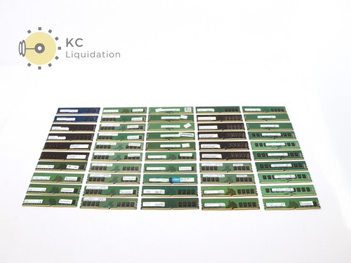 50x Mixed Brand 8GB PC4 Desktop Memory - AS IS Untested
