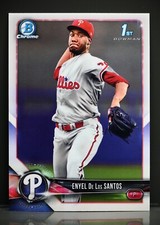 2018 Bowman Chrome #BCP153 Enyel De Los Santos Prospect Philadelphia Phillies