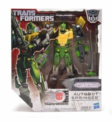 Transformers Generations Action Figure IDW Voyager Class SPRINGER 30th  sale new