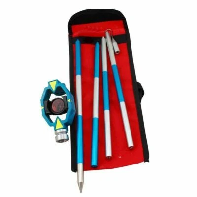LETER Mini Prism 4 Poles Total Station Constant Test Surveying Measurement Instruments