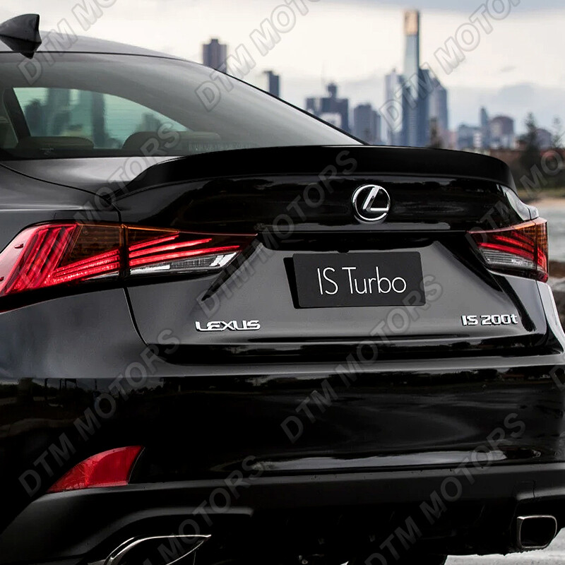For 14-20 Lexus IS250 IS350 F-Sport Sedan Pearl Black Trunk