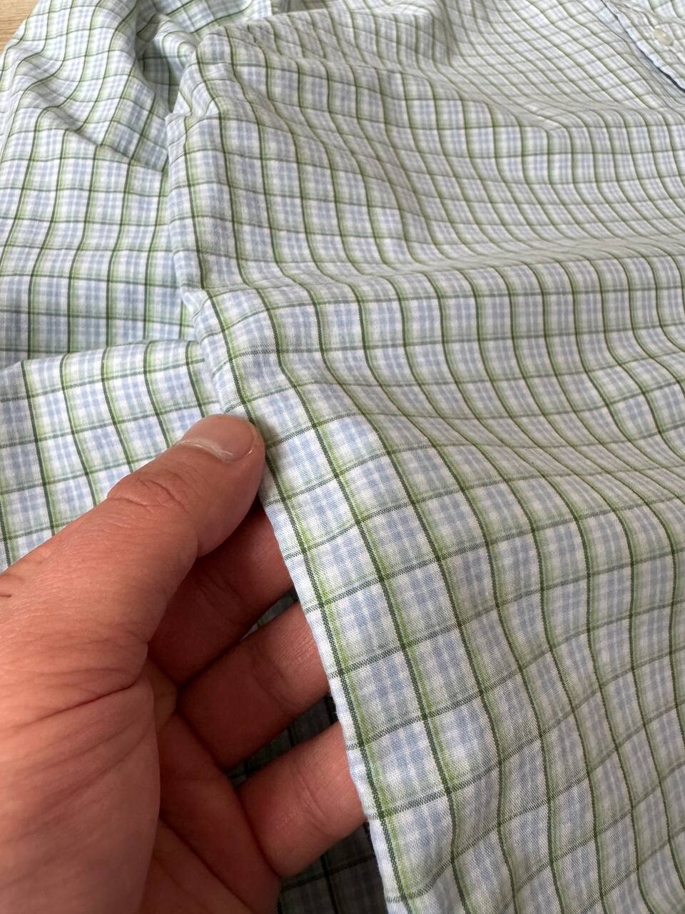 Camicia uomo vintage Yves Saint Laurent YSL check con bottoni taglia M