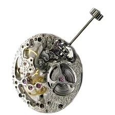 Small Seconds @ 6 Skeleton Hollow Manual Mechanical Watch Movement For ETA 6498