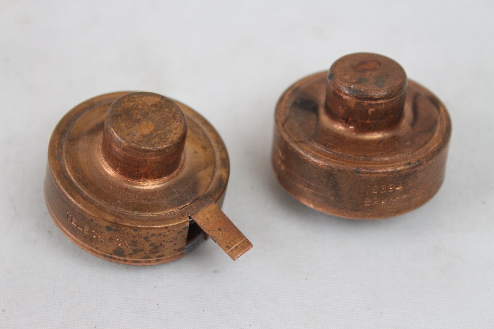 2 Vintage Telechron Clock Motors H3 HNK M2394 3.6 RPM 60C Part Lot