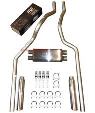 01-06 Chevrolet Gmc Truck 6.0l 8.1l Mandrel Dual Exhaust W Magnaflow