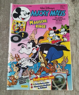 Mickey Mouse No. 19 5/5/1988; No Rings; Walt Disney; Z3