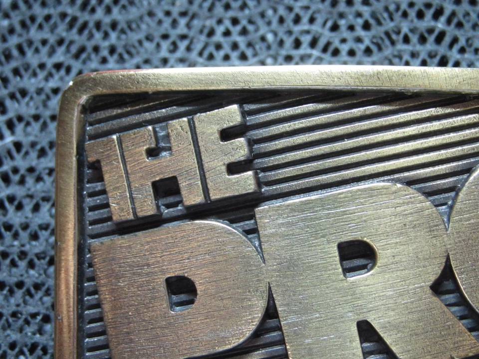 THE PRO H.B. ¡HEBILLA DE CINTURÓN COMPLETA! ¡VINTAGE! RARO! Años 80! USA! EXPERTO PROFESIONAL Foto 3 de 4