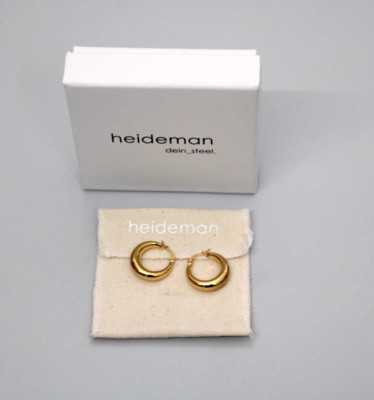 Heideman dein_steel ho1626-7 Ohrringe Talos vergoldet Länge: 23mm NEU