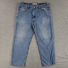 Vintage Levi's 550 Relaxed Fit 40x30 Jeans Old School Quality Denim Faded Work