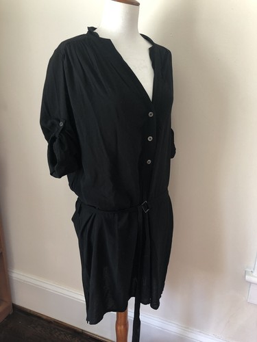 Ann Demeulemeester Belted Tunic Shirt Dress W Adjustable Sleeves FR 34 XS - S - Picture 8 of 12