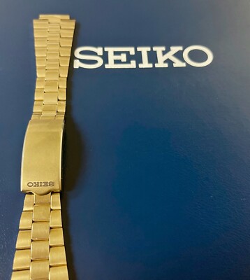 Vintage 18mm Seiko 10K yellow gold-filled vintage watch bracelet