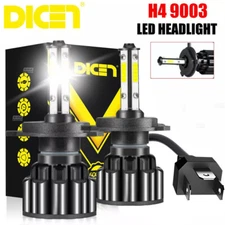 9003 H4 LED Headlight Bulbs Kit 10000W 1000000LM Hi/Lo Beam Super Bright White