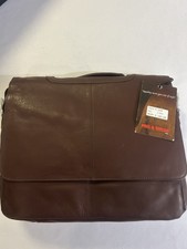 Paul & Taylor Leather Small Messenger Bag Brown New $189 