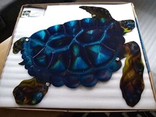 Tropical wall decor Metal turtle Beach House decorative large Steel Sculpture