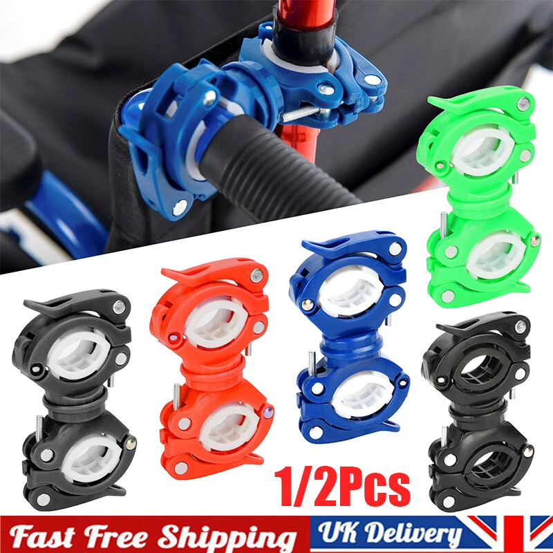 Walking Stick Cane Crutch Holder for Wheelchair Scooter Walking Frame Easy Clip - Image 2 of 4